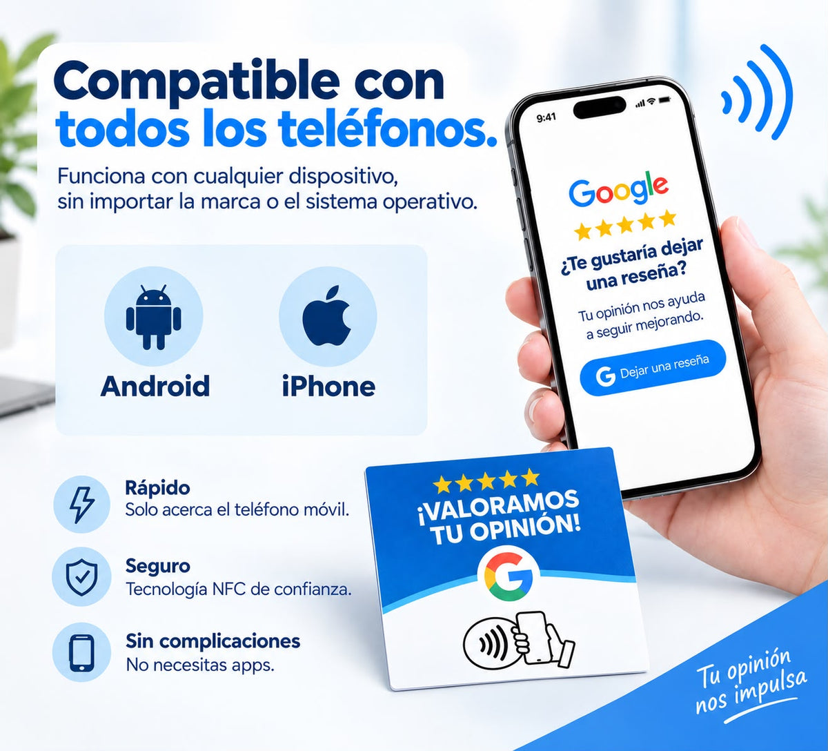 Tarjeta Reseña Google