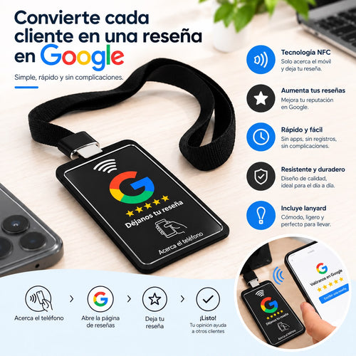 Colgante Reseña Google